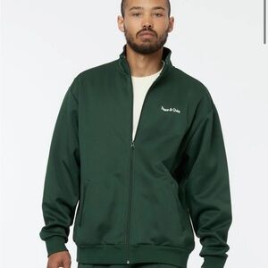 MUSEUM OF PEACE & QUIET
Green Warm Up Track Jacket unisex Medium M zipper coat